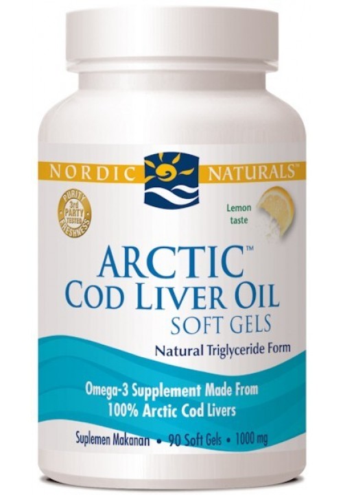 Arctic Cod Liver Oil Softgels (Lemon)